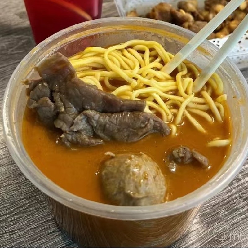 Shacha Soup Noodles with Meatball and Beef (廣福祥3秋閩)