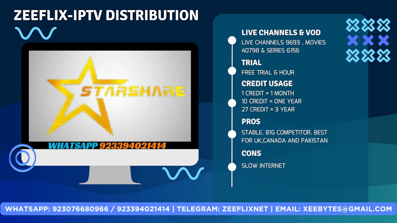 STARSHARE IPTV | STARSHARE IPTV SUBSCRIPTION