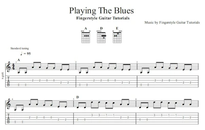 Playing The Blues | TABS & Sheet Music