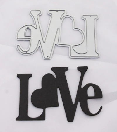 Die Cut -Schablone "Love"
