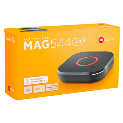 MAG544w3 | 4K - Ethernet & WiFi Version