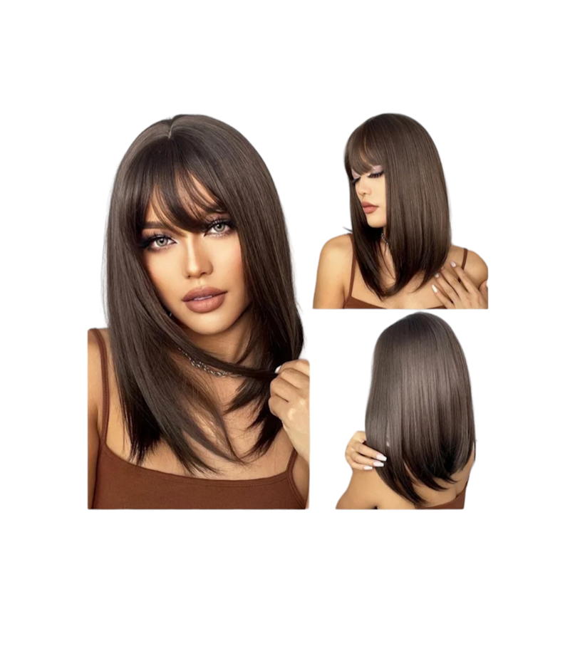 Wigs with Bang Straight Bob