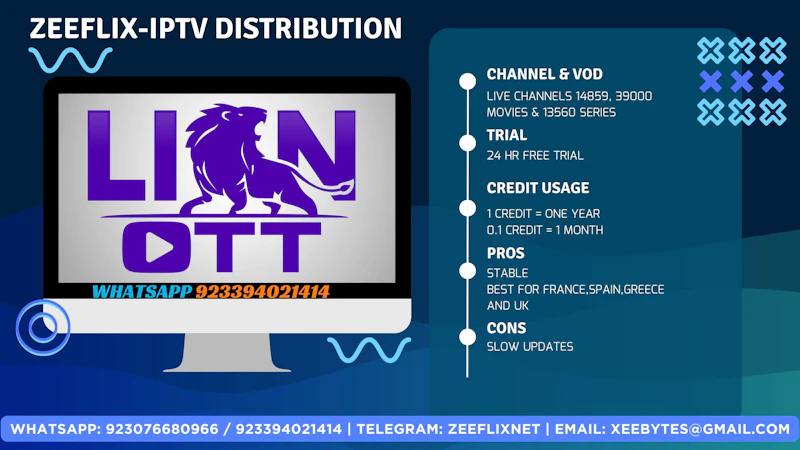 LION OTT | LION OTT IPTV SUBSCRIPTION