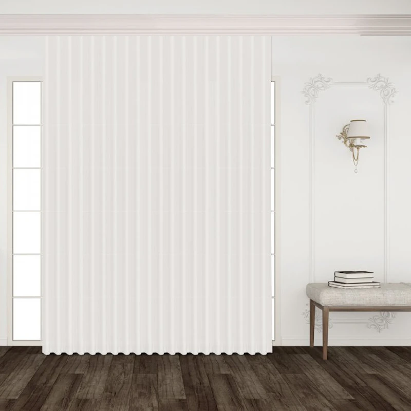 Voile curtains 3 m. wide x 2.45 m. high.