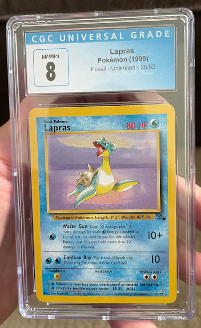 CGC 8 Fossil Non-Holo Lapras