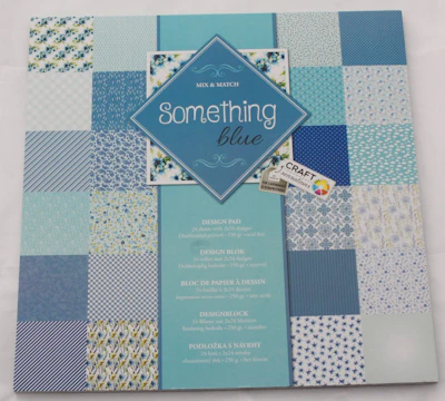 Mix & Match Scrapbook-Block "Something Blue"