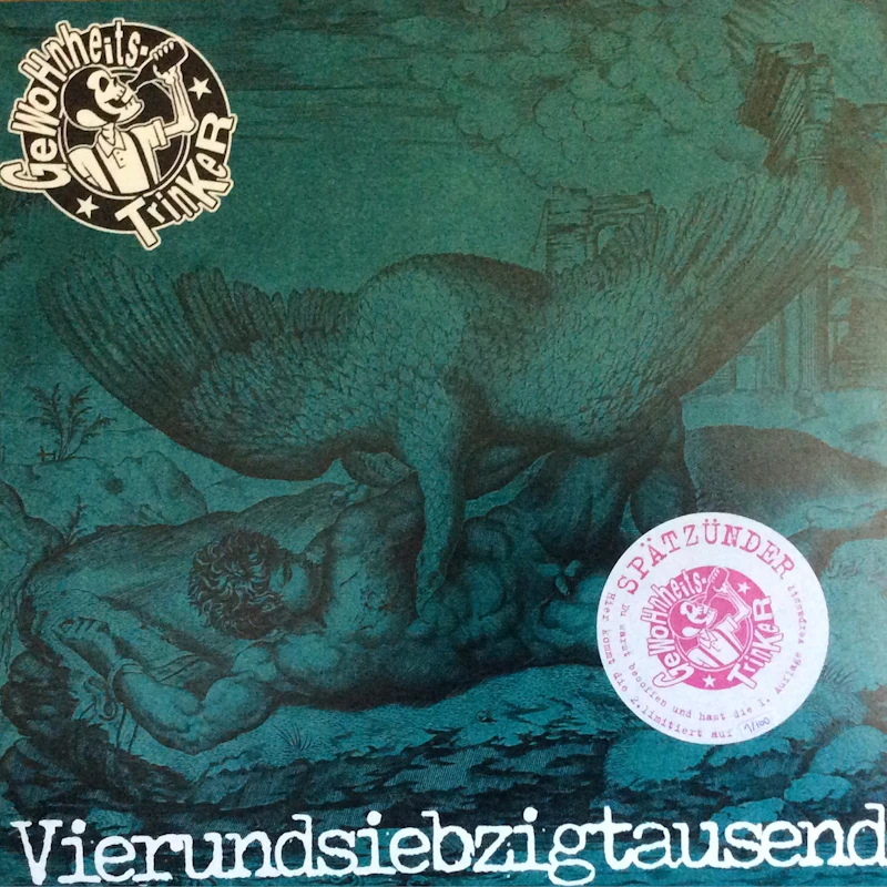Gewohnheitstrinker - 74000 LP (rosa-schwarz gesprenkelt, Zweitpressung)
