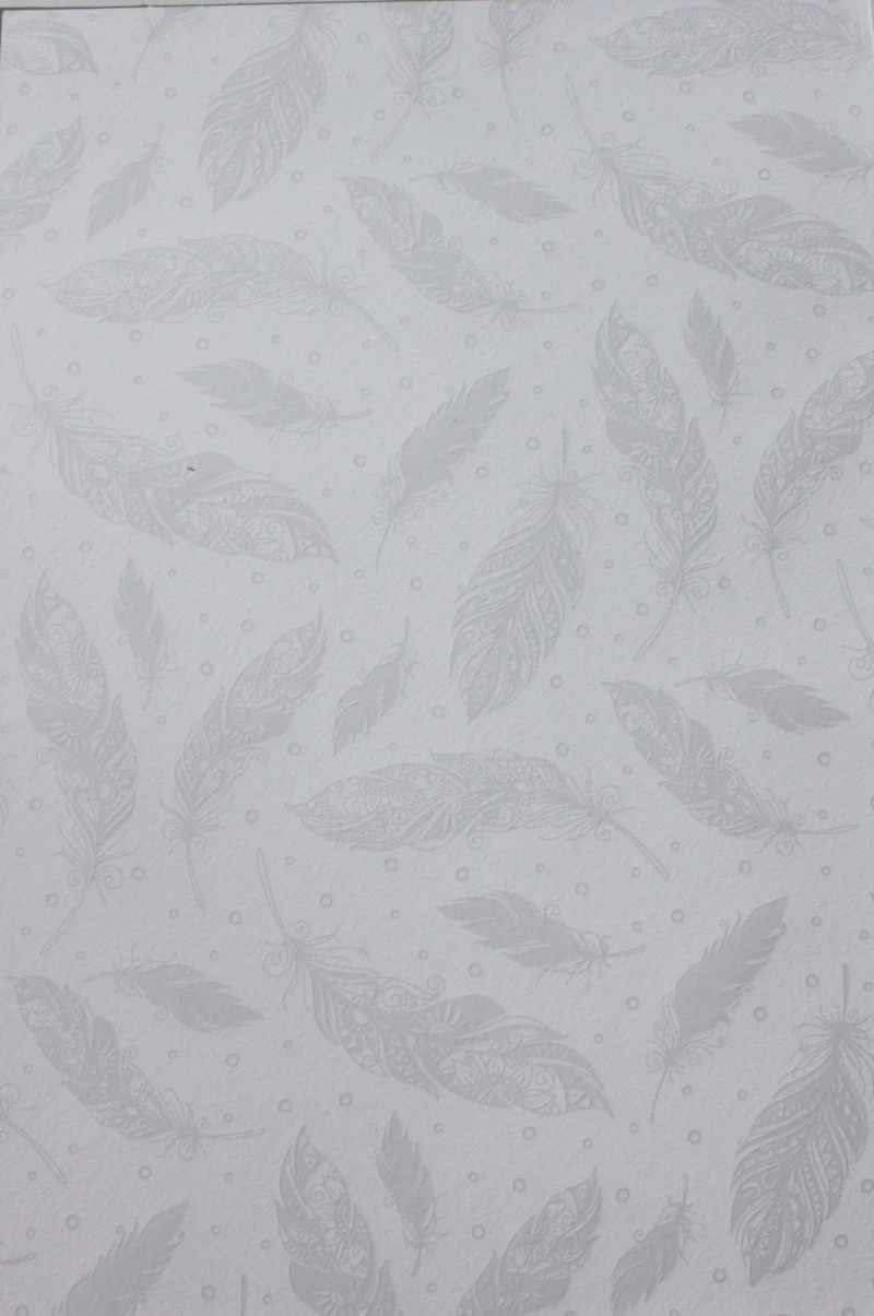 Zauberpapier "Federn", 23 x 33cm