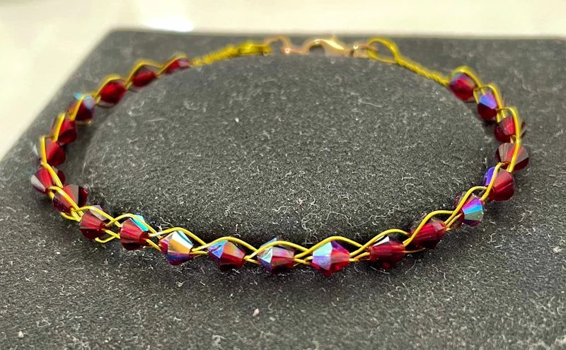 Red cristal Armband