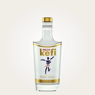 Ouzo Kefi Gold Series Premium Griechischer Anisschnaps 0,7 Liter
