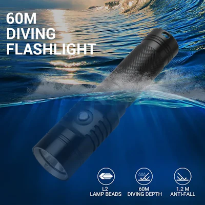 Wasserdichte LED-Taschenlampe