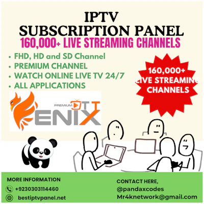 FENIX  OTT IPTV PANEL 