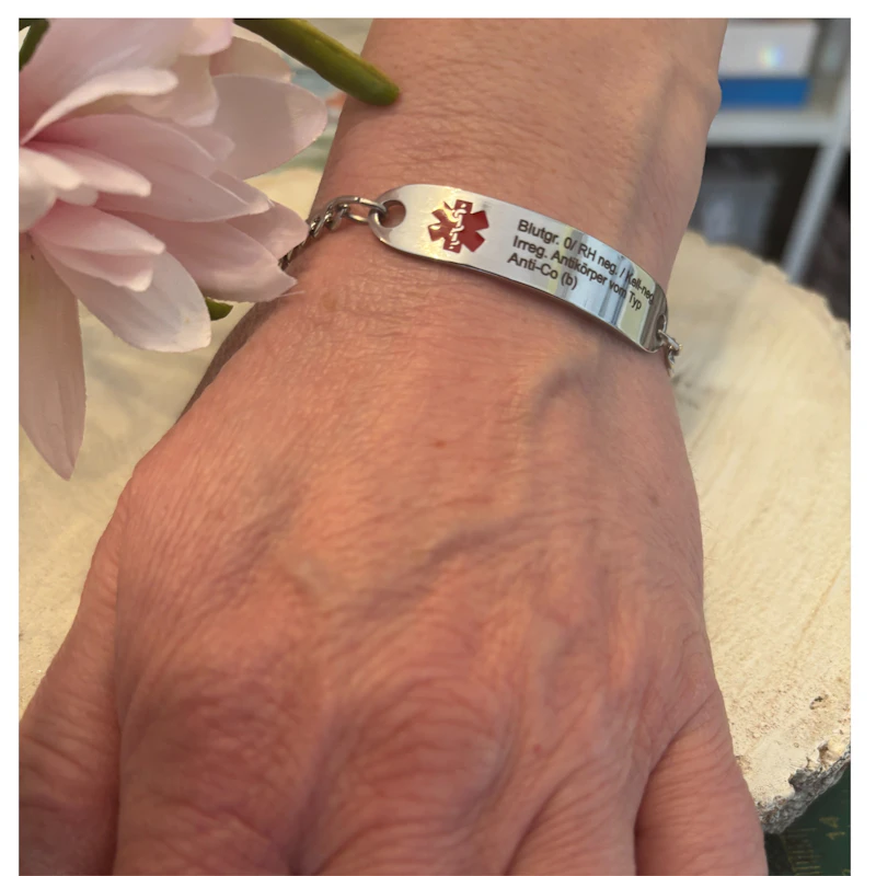 Notfall-Armband, Spezialanfertigung
