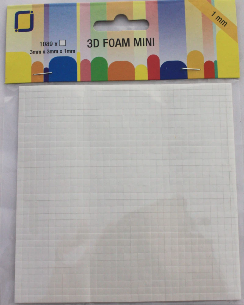3D Mini - Klebepads, 1mm