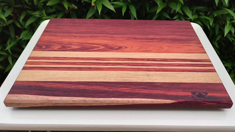 Cutting board / Cheese board. Orange and White.  