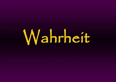 Postkarte: Wahrheit