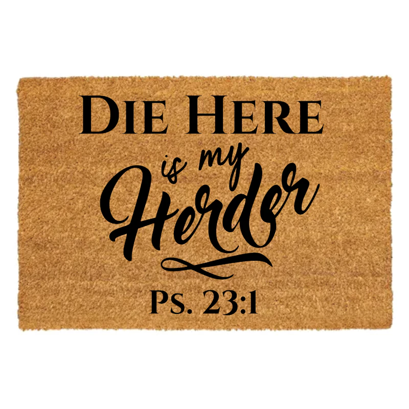 Die Here is ons Herder Doormat