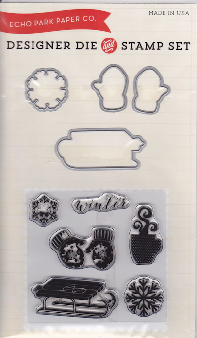 Die Cut - und Stempel - Set "Let it Snow"