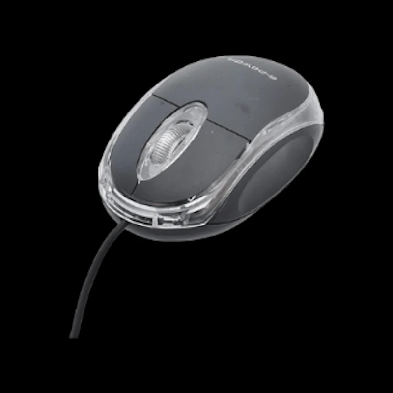 ماوس USB بصري عالي الجودة من G-Power TPM010 مع شكل مريح وسلك طويل يدعم Windows 10/Windows 7/ Windows Vista وWindows XP - أسود العلامة التجارية: جي باور