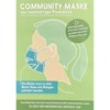 Communitymaske PP-Vlies/Biobaumwolle waschbar