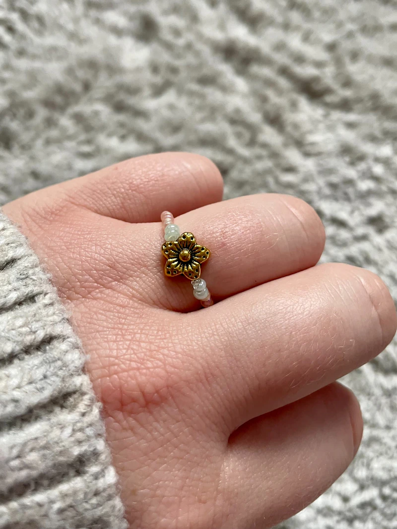 Golden Flower Ring