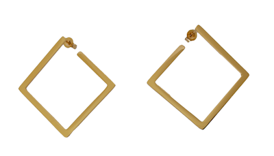 Aliesha Square Hoop Earrings