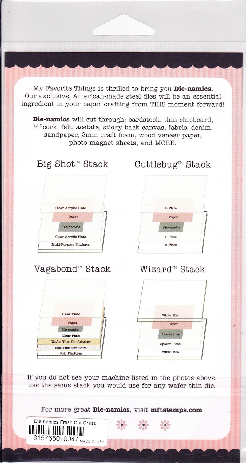 Die cut - Schablone "Fresh Cut Grass"