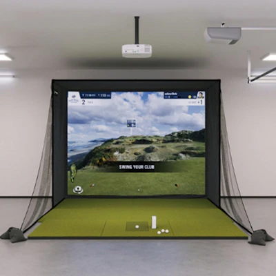 SkyTrak Golf Launch Monitor & Simulator | Home Studio Packages