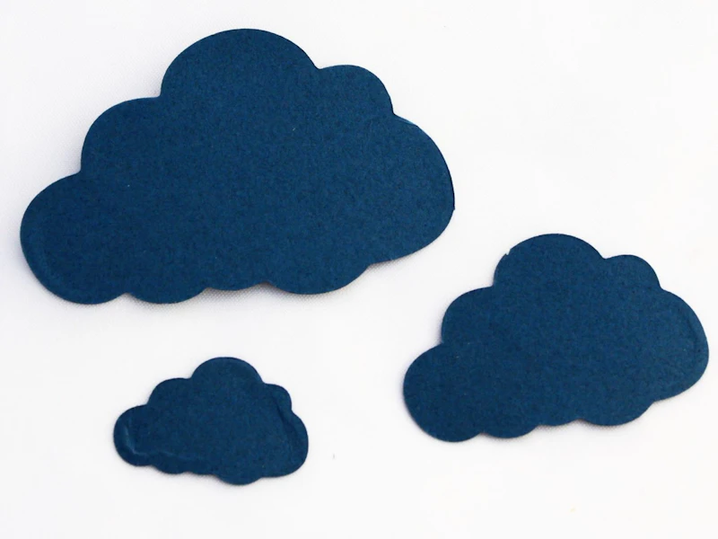 Die Cut - Schablonen - Set  "Wolken"