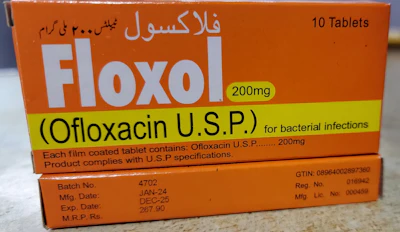 Floxol 200mg tablet (Ofloxacin)