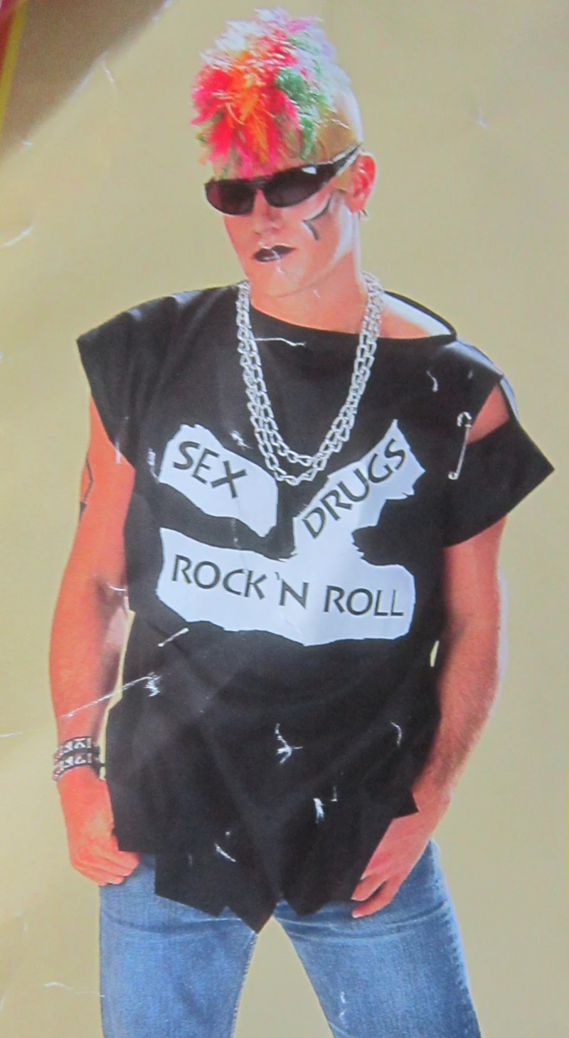 Kostüm Punker Oberteil 