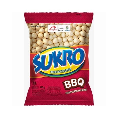 Sukro kacang bersalut fried coasted BBQ (Indomarket)