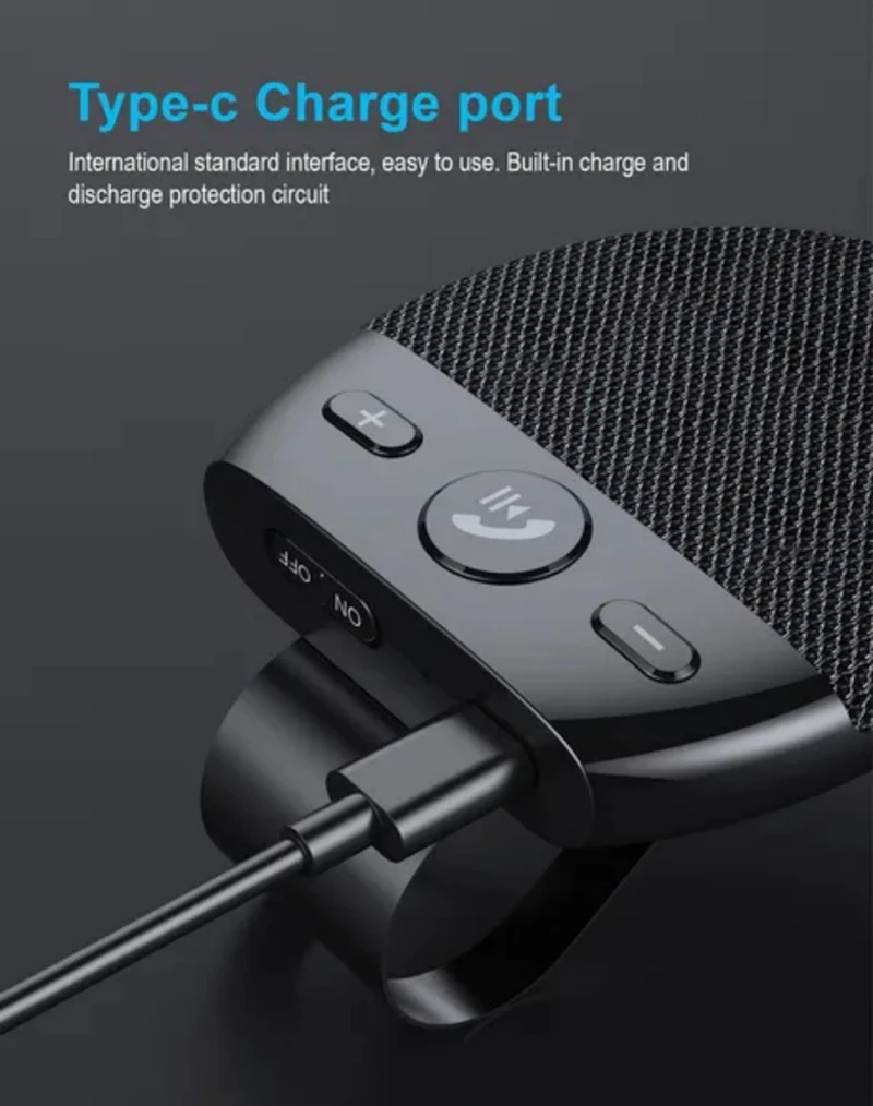 Bluetooth wireless hands free car speaker