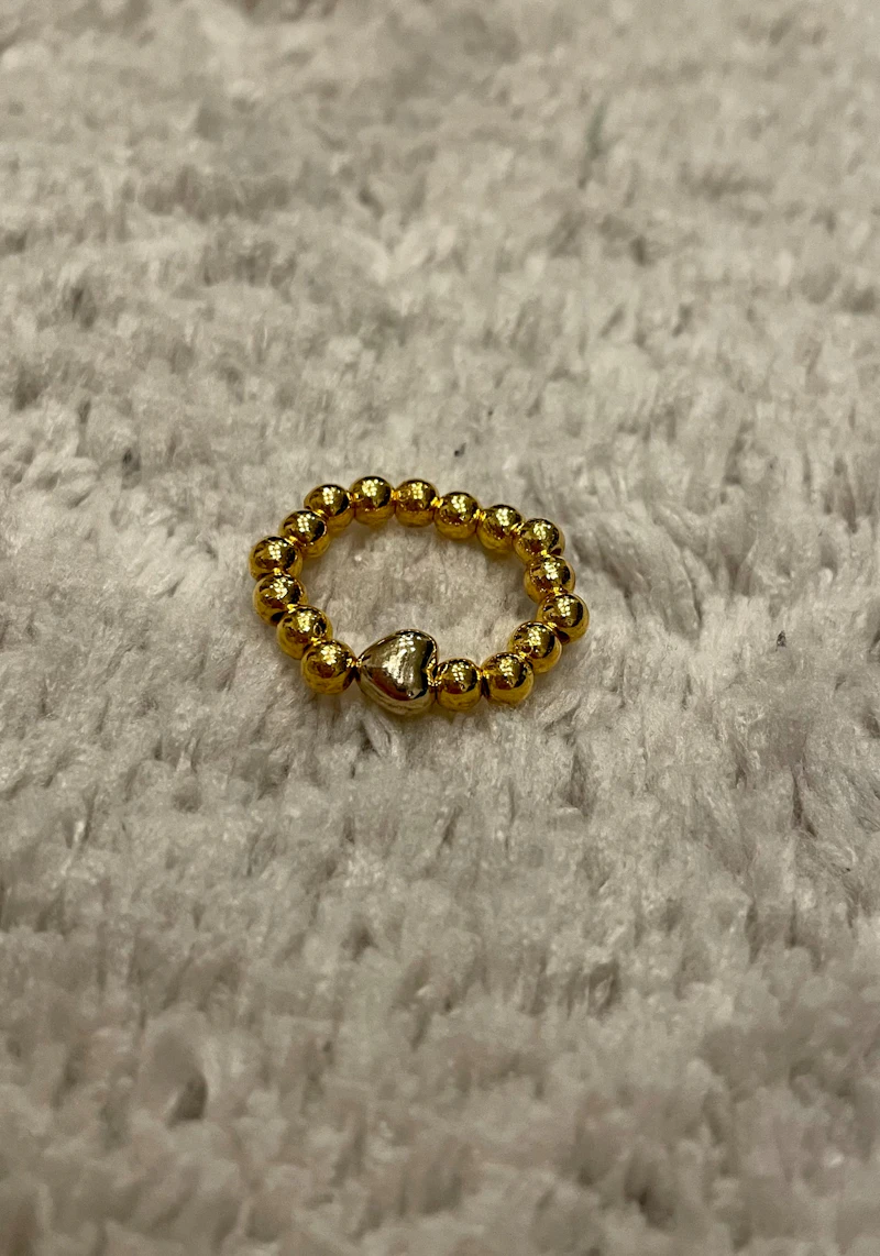 Golden Heart Ring