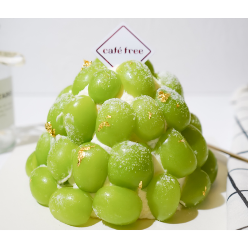 Green grape cake 6 inches (Cafe free)