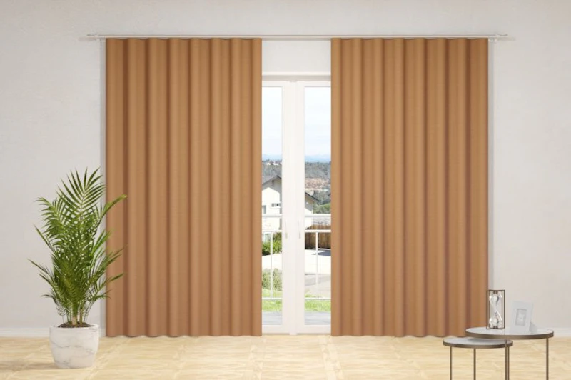 Curtain fabrics - SUNOUT, (back side of fabrics woven in white color), in 85 colors, width - 1,50 m.)