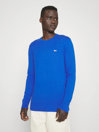 TOMMY HILFIGER - PULL BLEU ROYAL NECK CREW 
