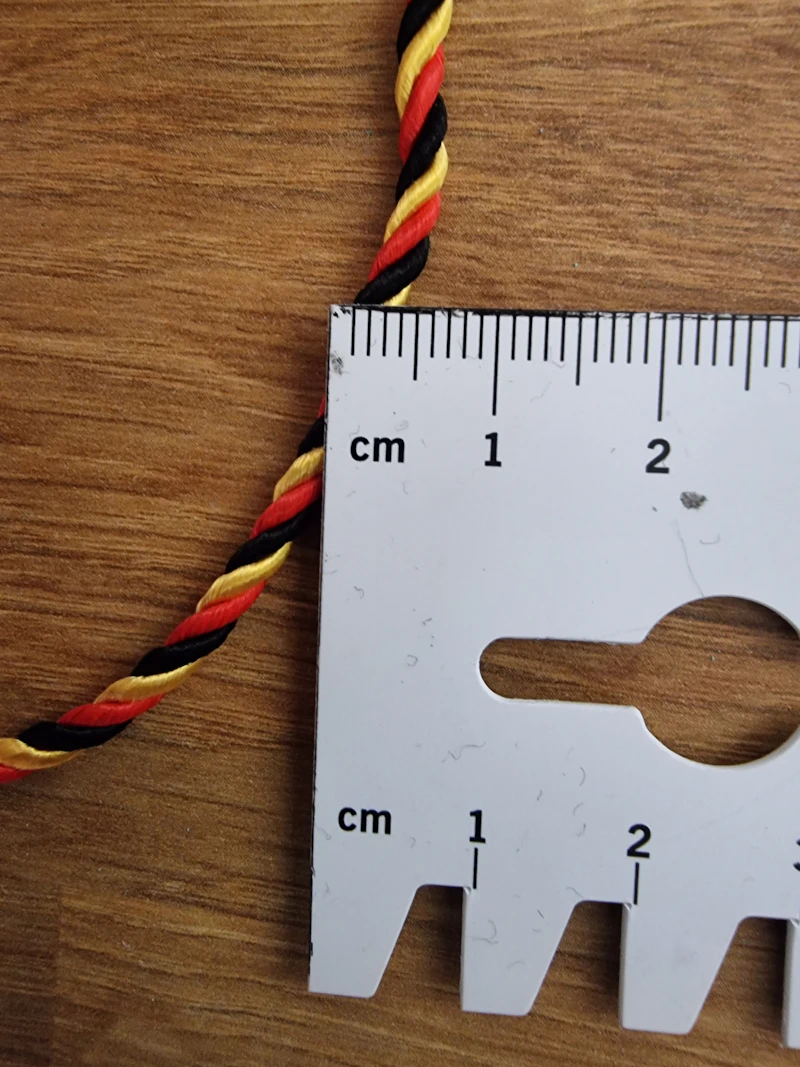 Kordeln, verschiedene Farben, 3mm