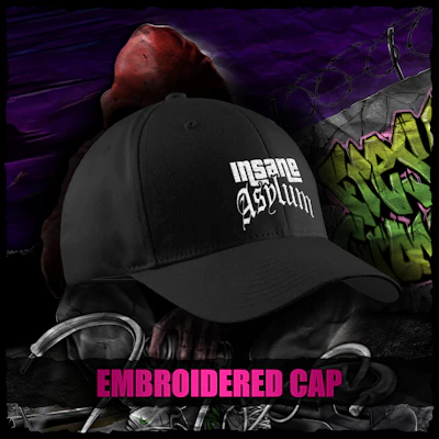 INSANE ASYLUM "EMBROIDERED LOGO" CAP