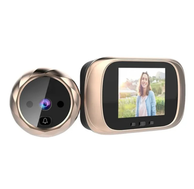 Peephole door bell viewer video intercom camera