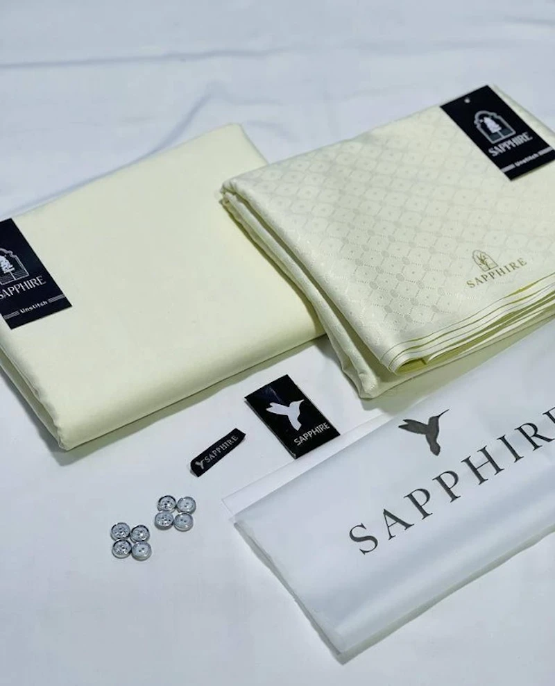 Sapphire - Wash & Wear Men Unstitched Suit