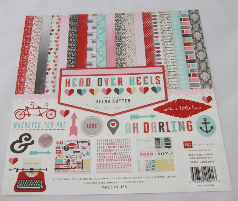 Scrapbook-Set "Head over Heels"