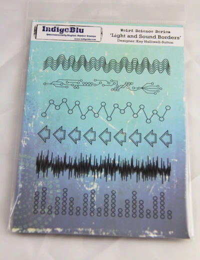 Indigo Blu A5 Stempelset "Light and Sound Borders"