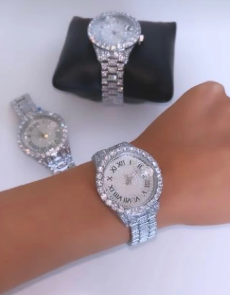 Silver bling watch(pre order item 2-3 week delivery)