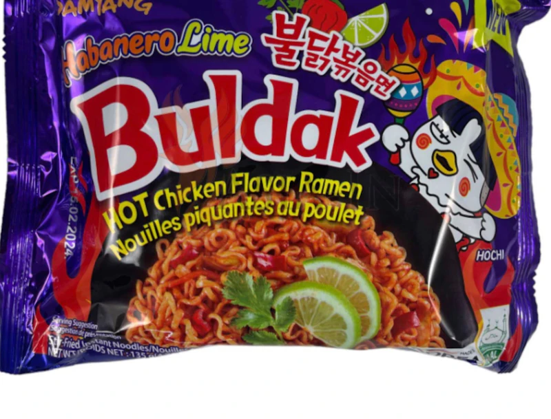SAMYANG HABANERO, LIMETTE HOT CHICKEN RAMEN 