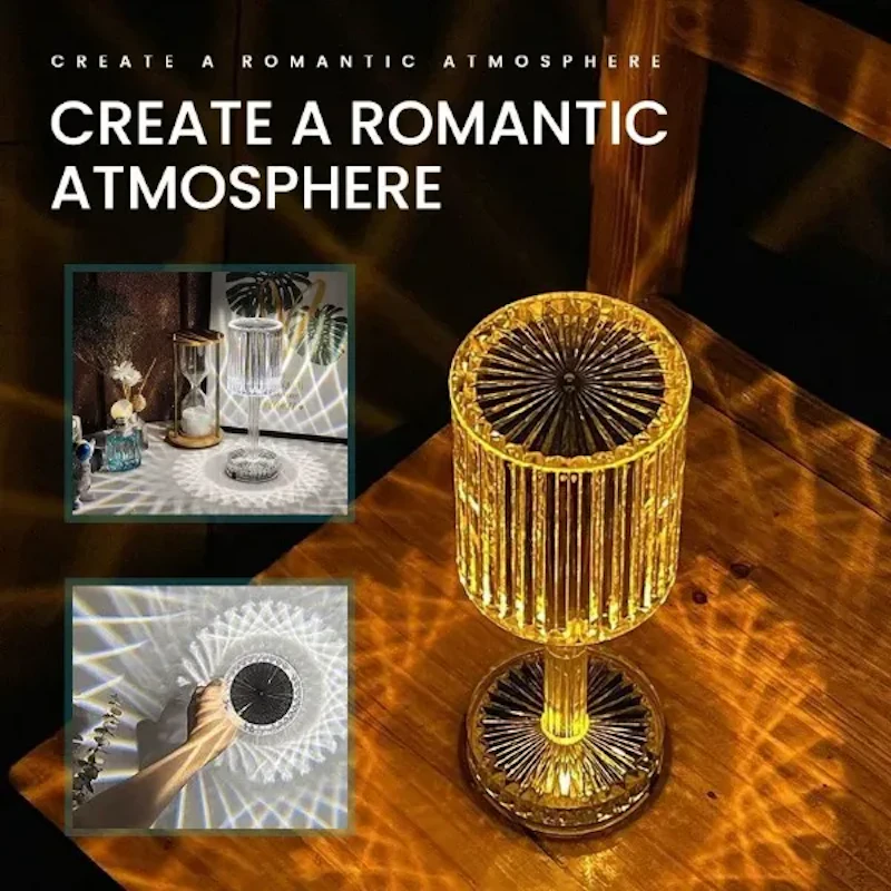 Diamond Table Lamp Crystal