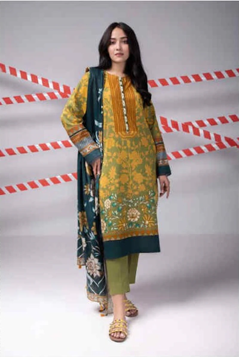 Sapphire - 3 Pc Unstitched Lawn Suit