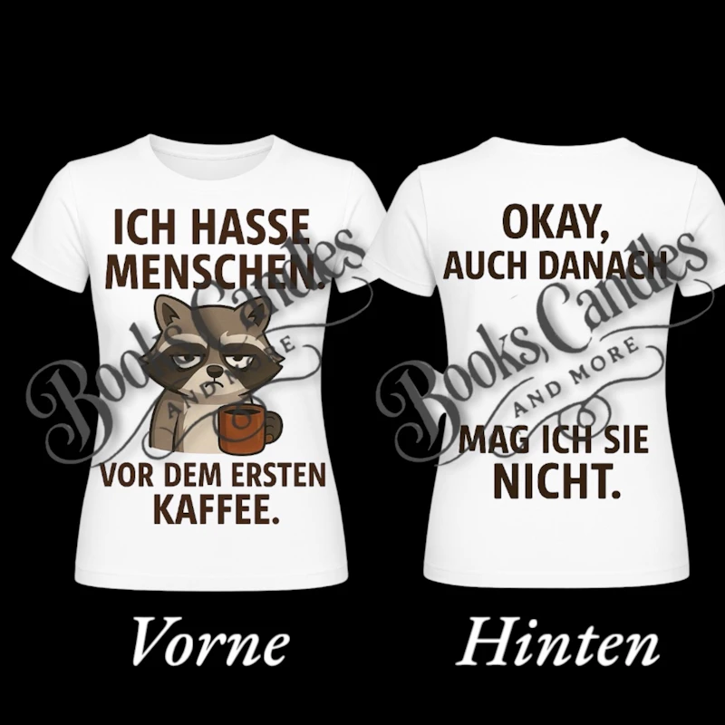 T-Shirt "Ich hasse Menschen"