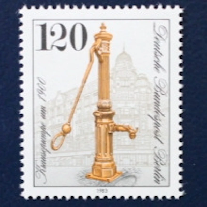 Robbert´s Briefmarken Berlin MiNr. 689-692, Historische Straßenpumpen in Berlin 1983