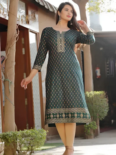 Daffodil Straight Kurti for GIrls